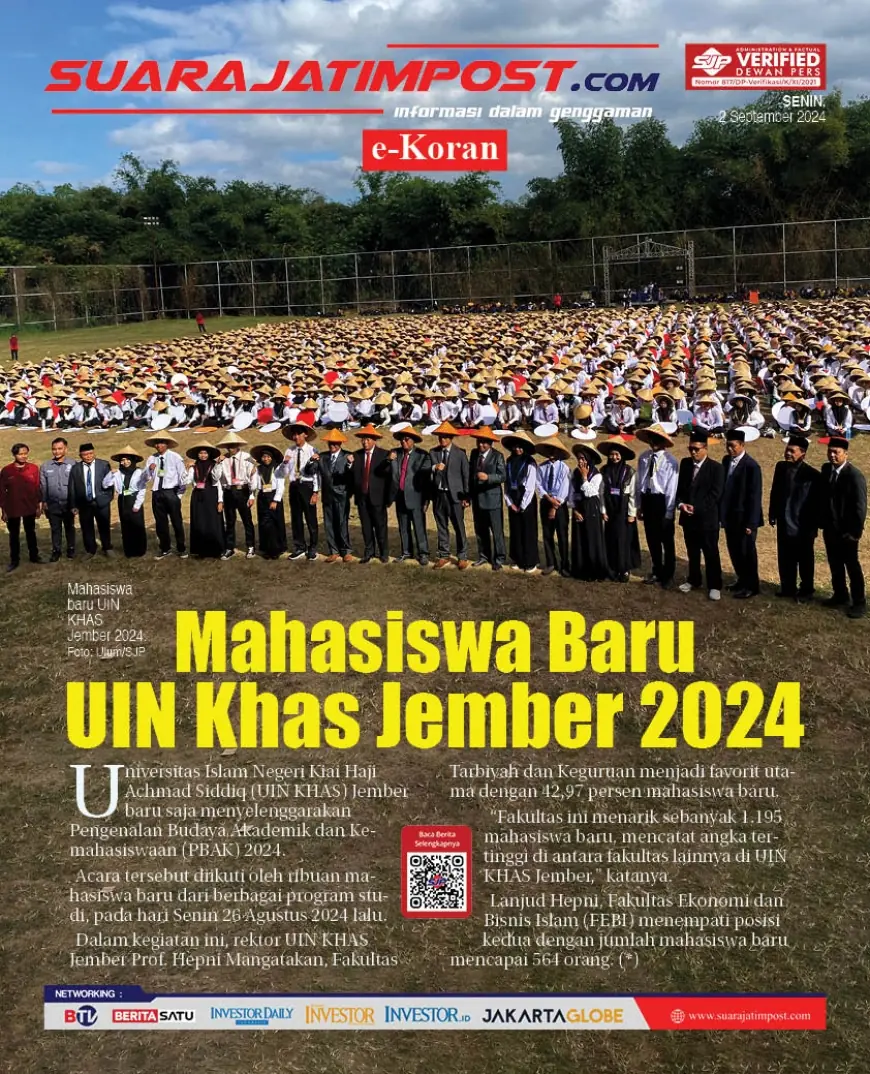 eKoran, Edisi Senin, 2 September 2024