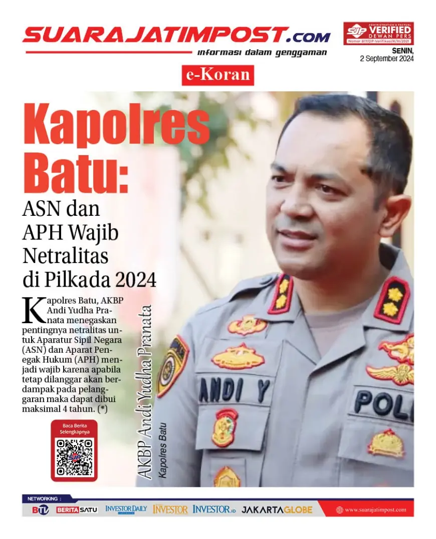 eKoran, Edisi Senin, 2 September 2024