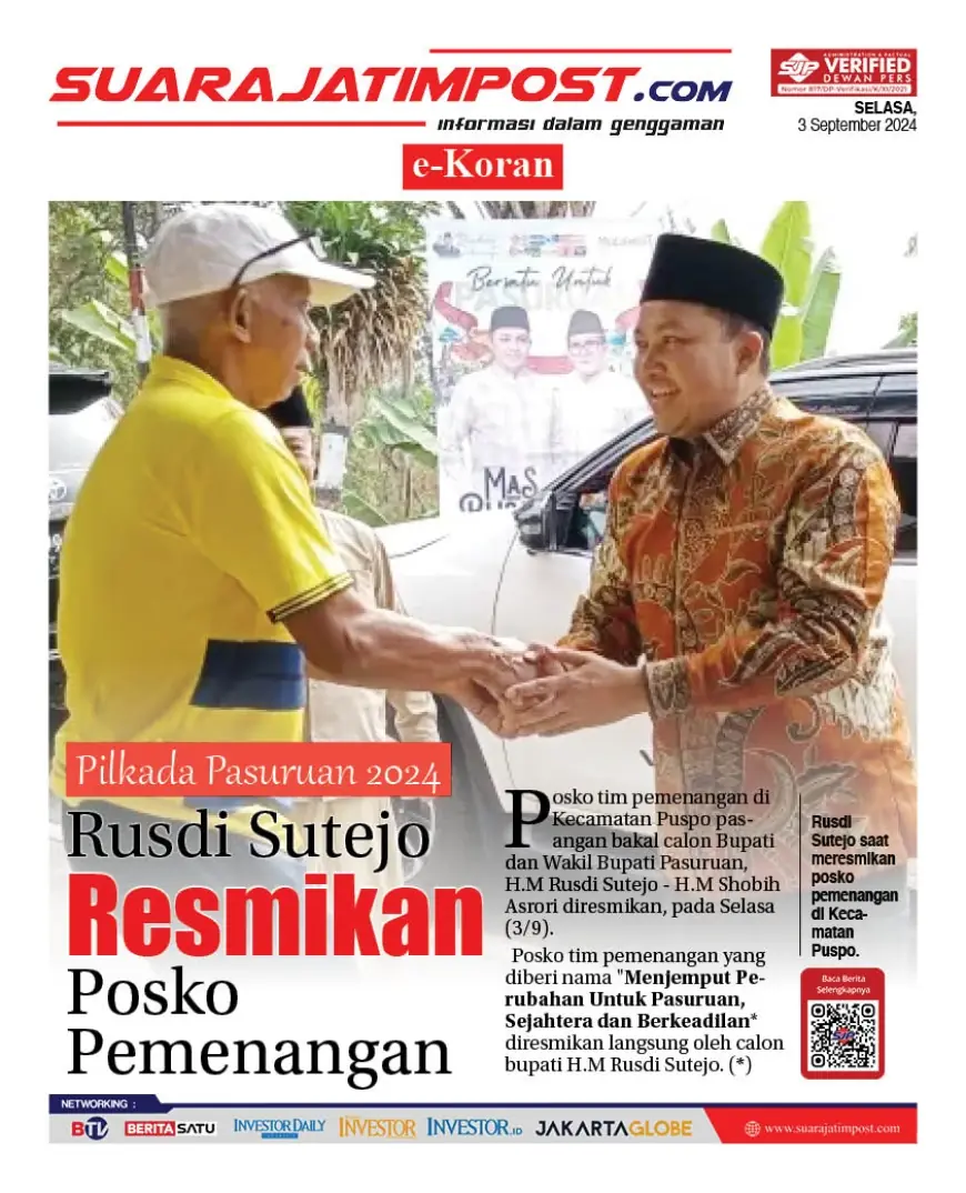 eKoran, Edisi Selasa, 3 September 2024