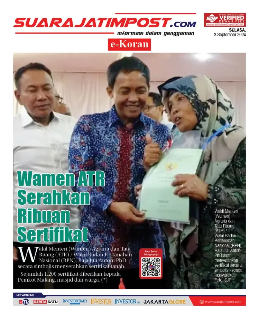 eKoran, Edisi Selasa, 3 September 2024