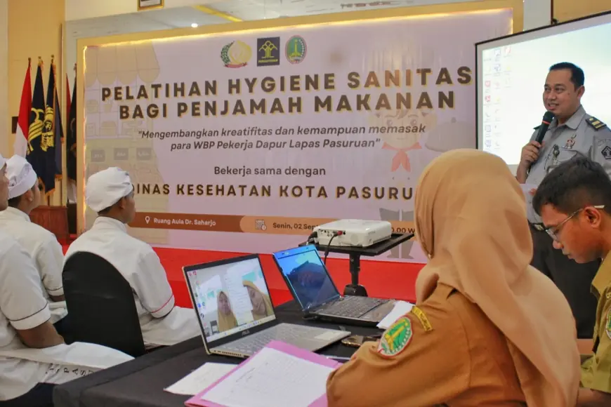 Lapas Pasuruan Tingkatkan Sanitasi Dapur