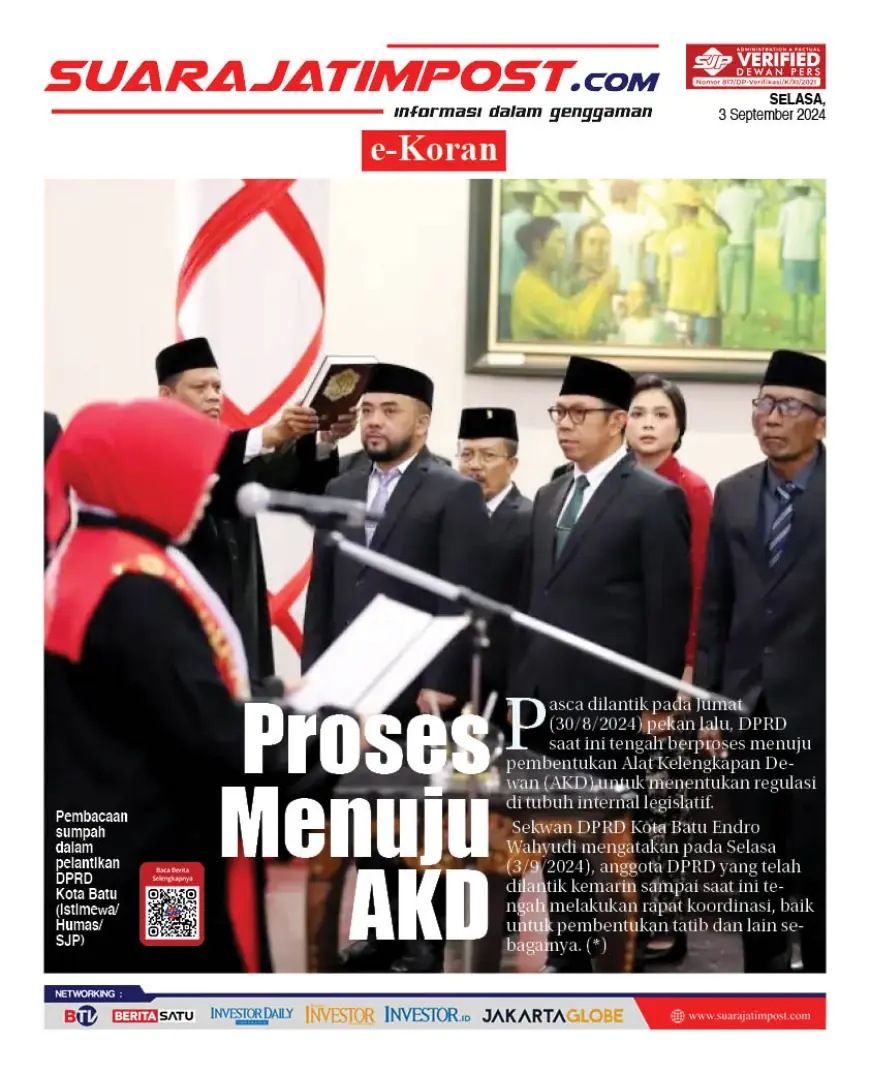 eKoran, Edisi Selasa, 3 September 2024