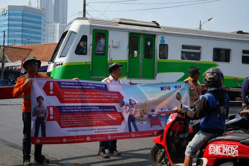 KAI Commuter Catat 198 Laka Lantas dan 68 Meninggal Dunia di Perlintasan Sebidang Periode Juli 2024