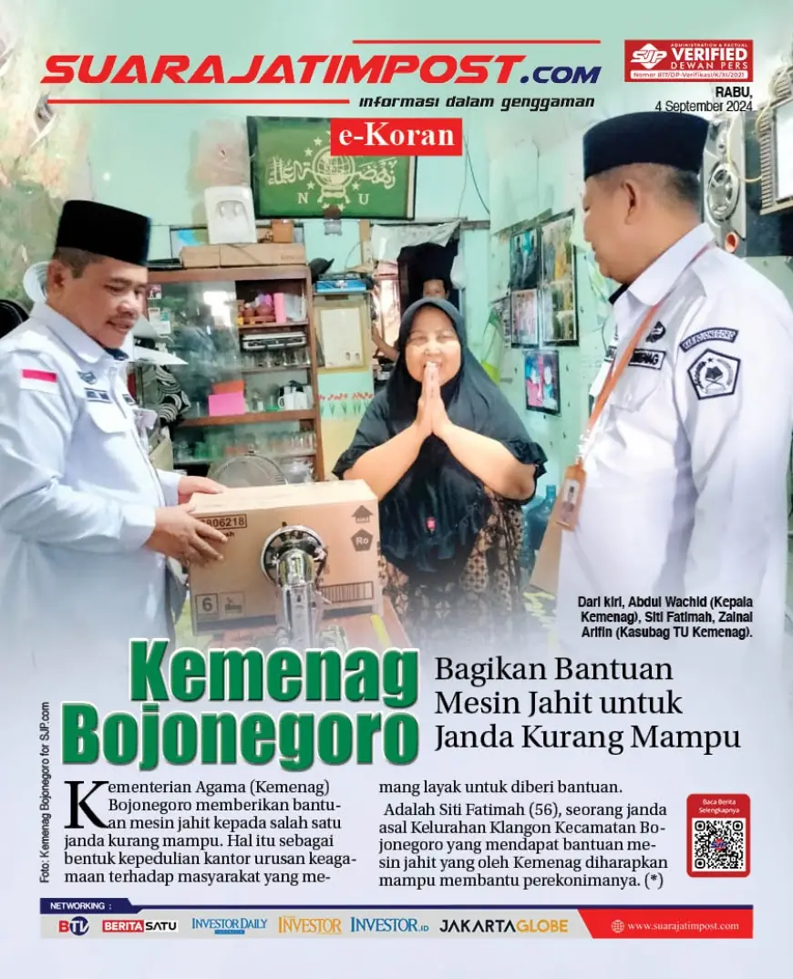 eKoran, Edisi Rabu, 4 September 2024