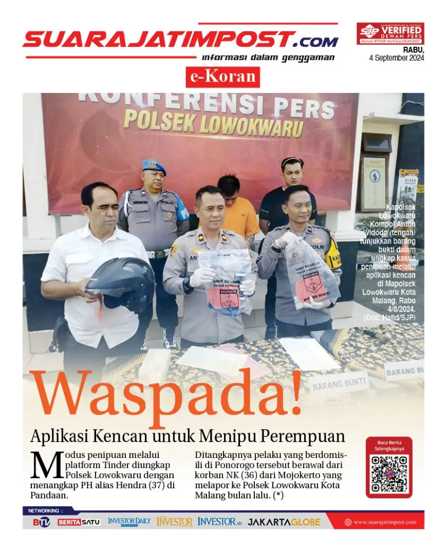 eKoran, Edisi Rabu, 4 September 2024