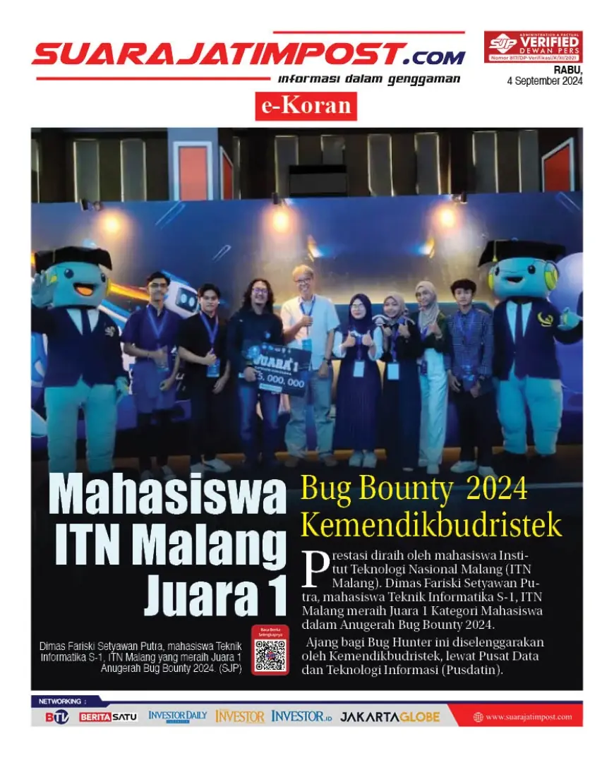 eKoran, Edisi Rabu, 4 September 2024