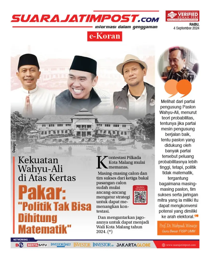 eKoran, Edisi Rabu, 4 September 2024