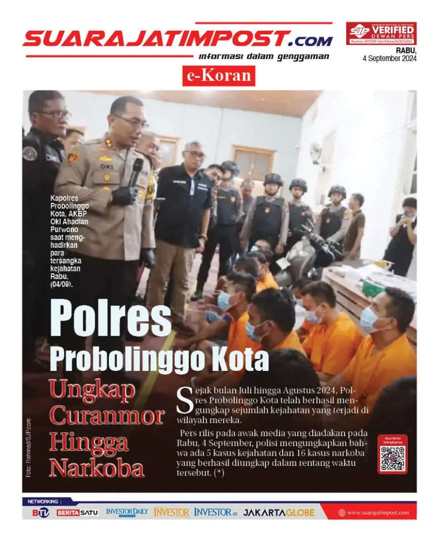 eKoran, Edisi Rabu, 4 September 2024