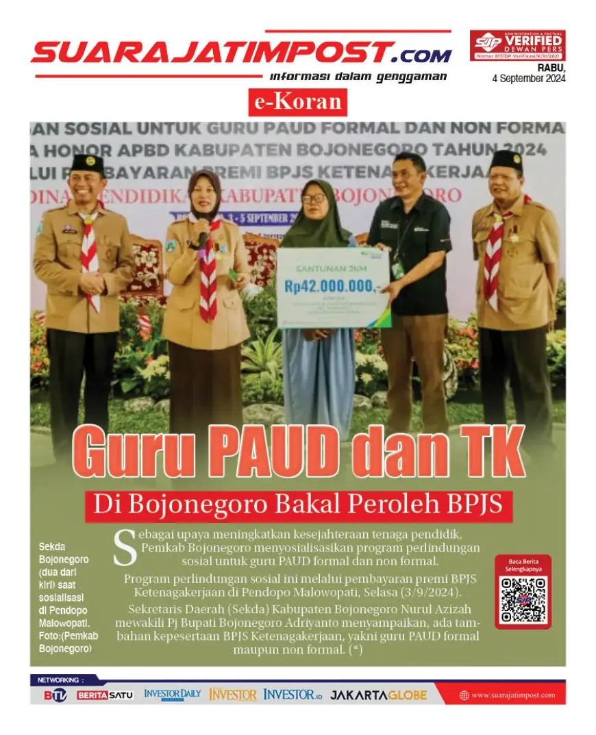 eKoran, Edisi Rabu, 4 September 2024