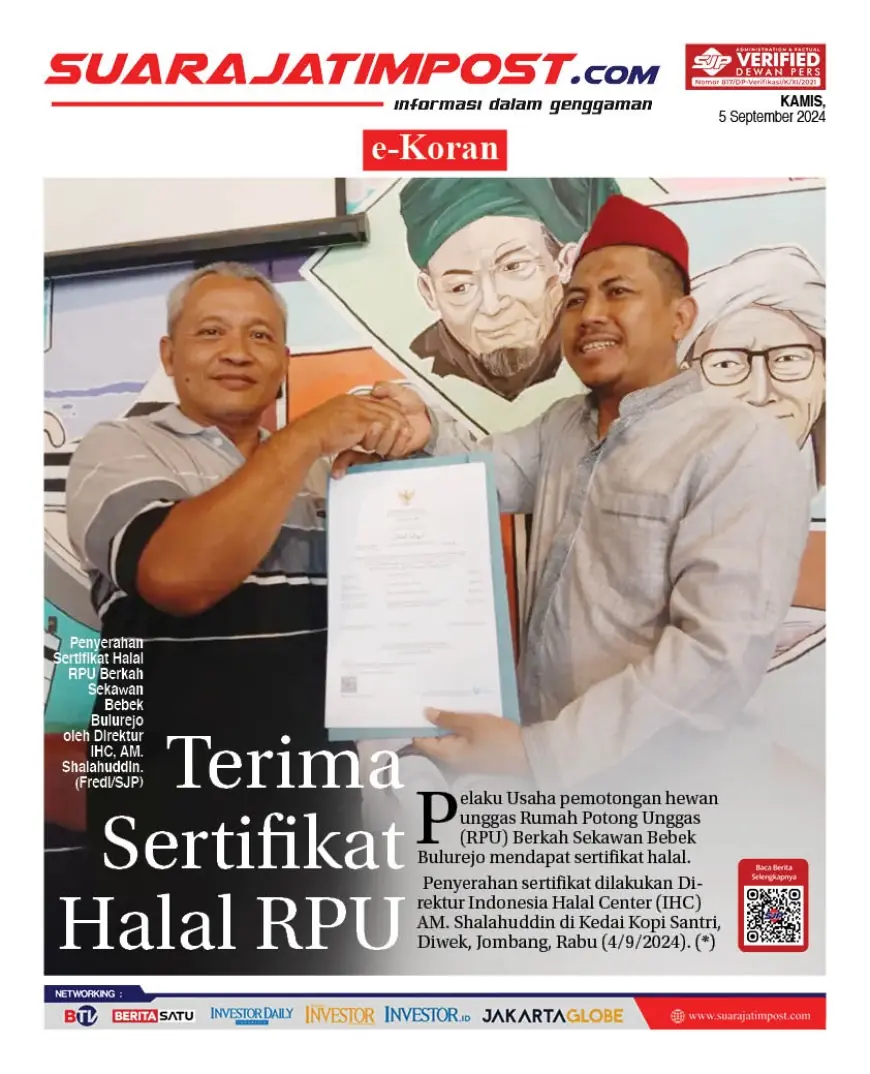 eKoran, Edisi Kamis, 5 September 2024