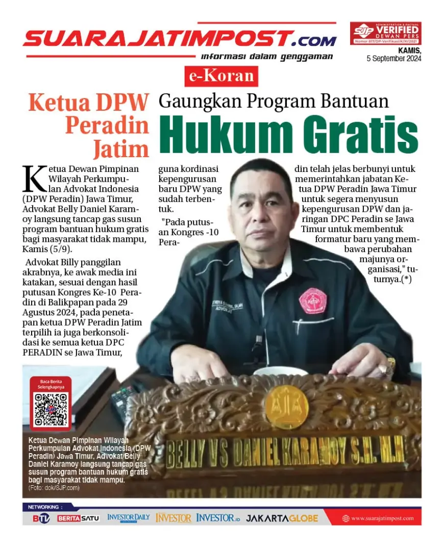 eKoran, Edisi Kamis, 5 September 2024