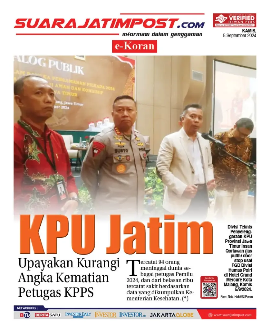 eKoran, Edisi Kamis, 5 September 2024