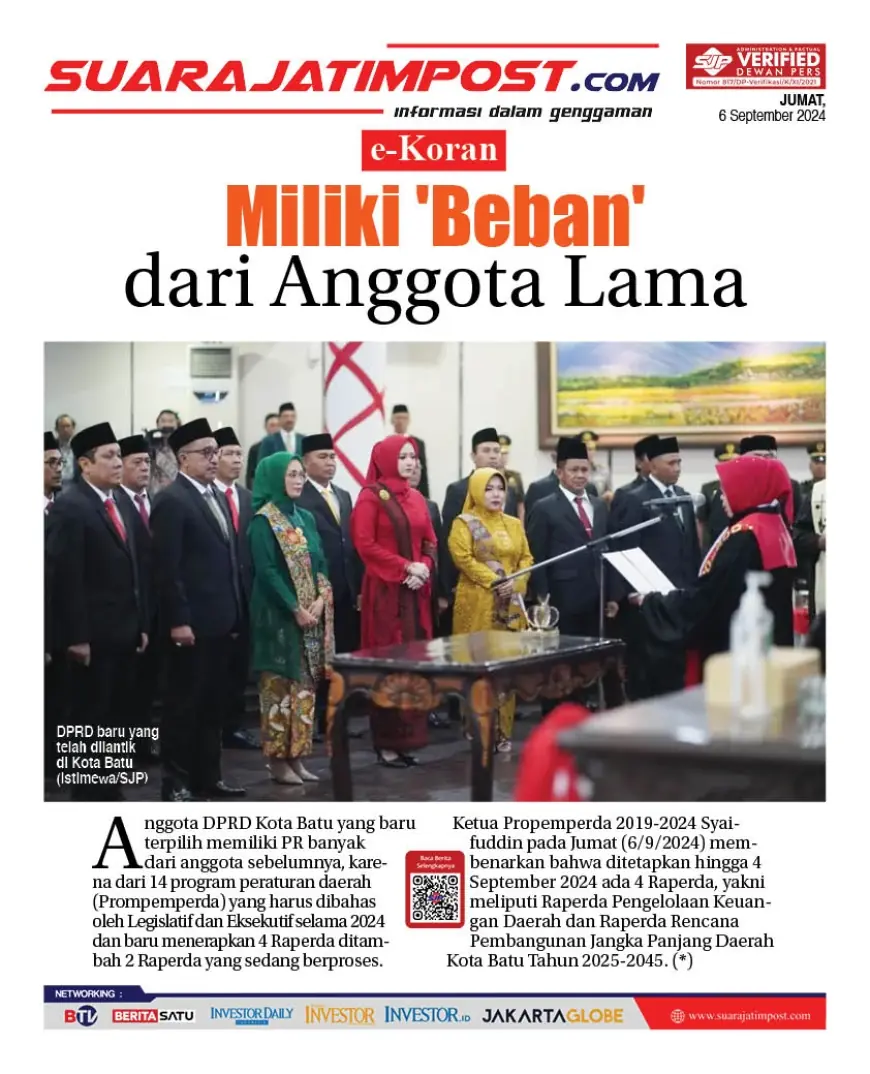 eKoran, Edisi Jumat, 6 September 2024