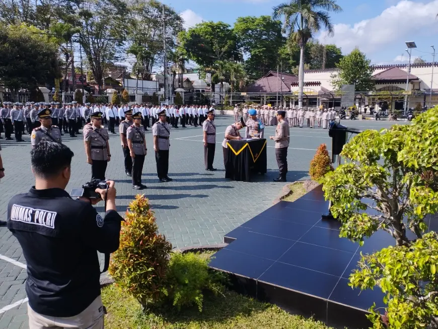 Pergantian Jajaran PJU Polres Malang, Ini Pesan Kapolres Malang