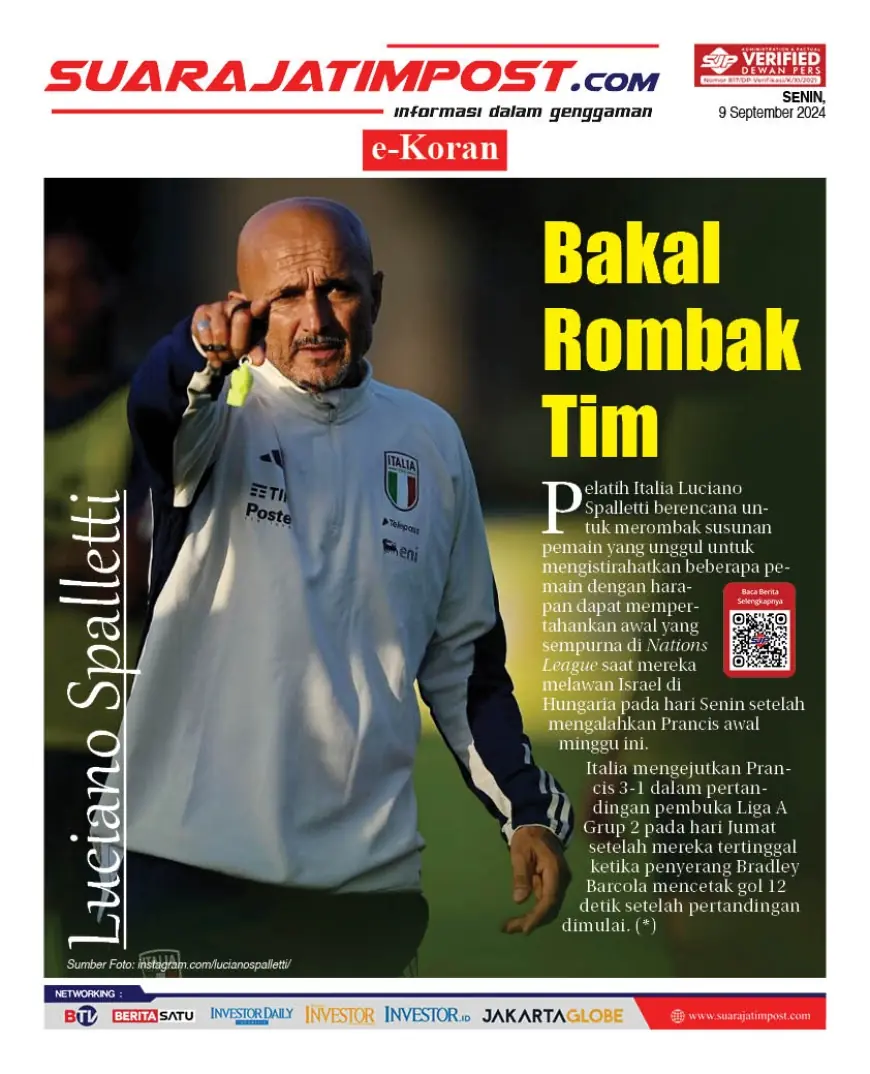 eKoran, Edisi Senin, 9 September 2024