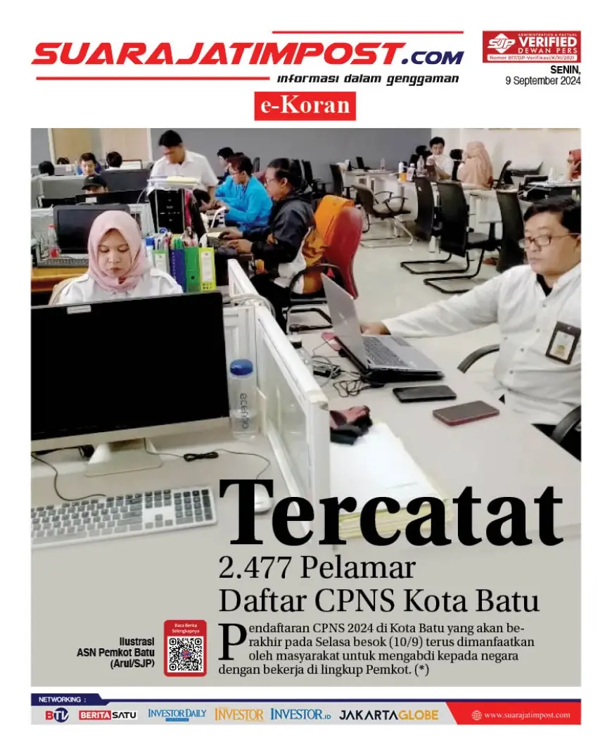 eKoran, Edisi Senin, 9 September 2024