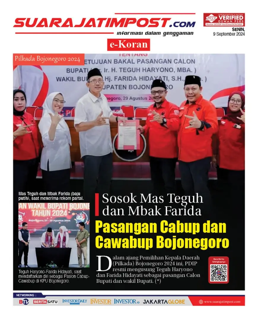 eKoran, Edisi Senin, 9 September 2024