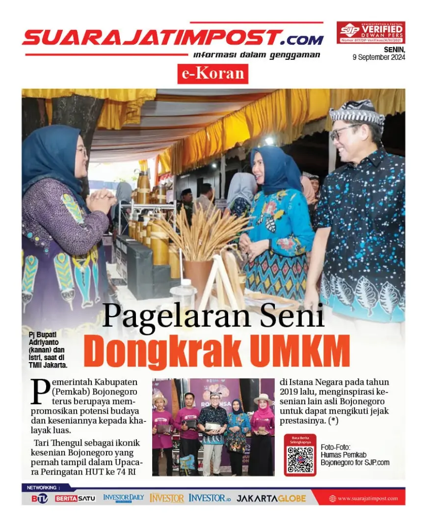 eKoran, Edisi Senin, 9 September 2024