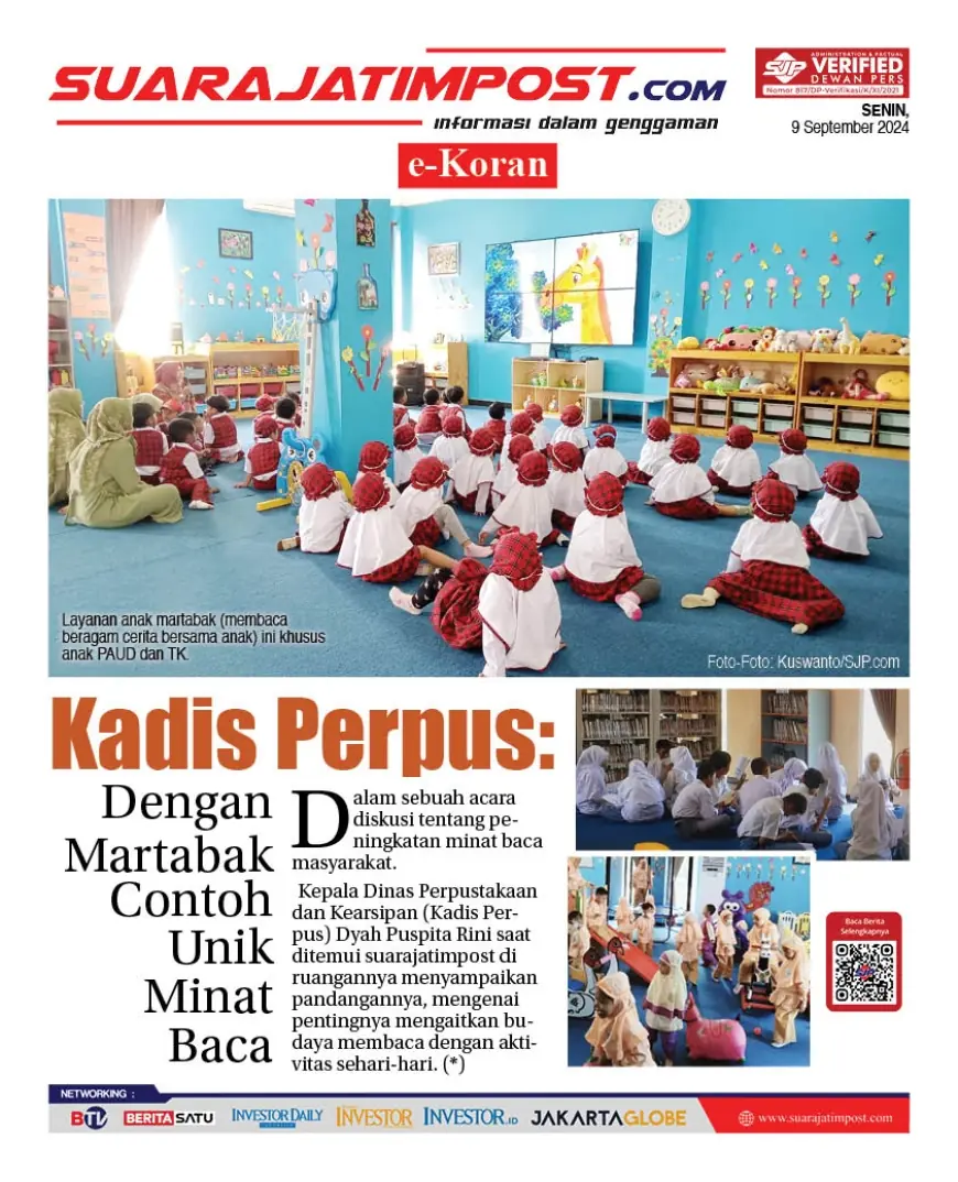 eKoran, Edisi Senin, 9 September 2024