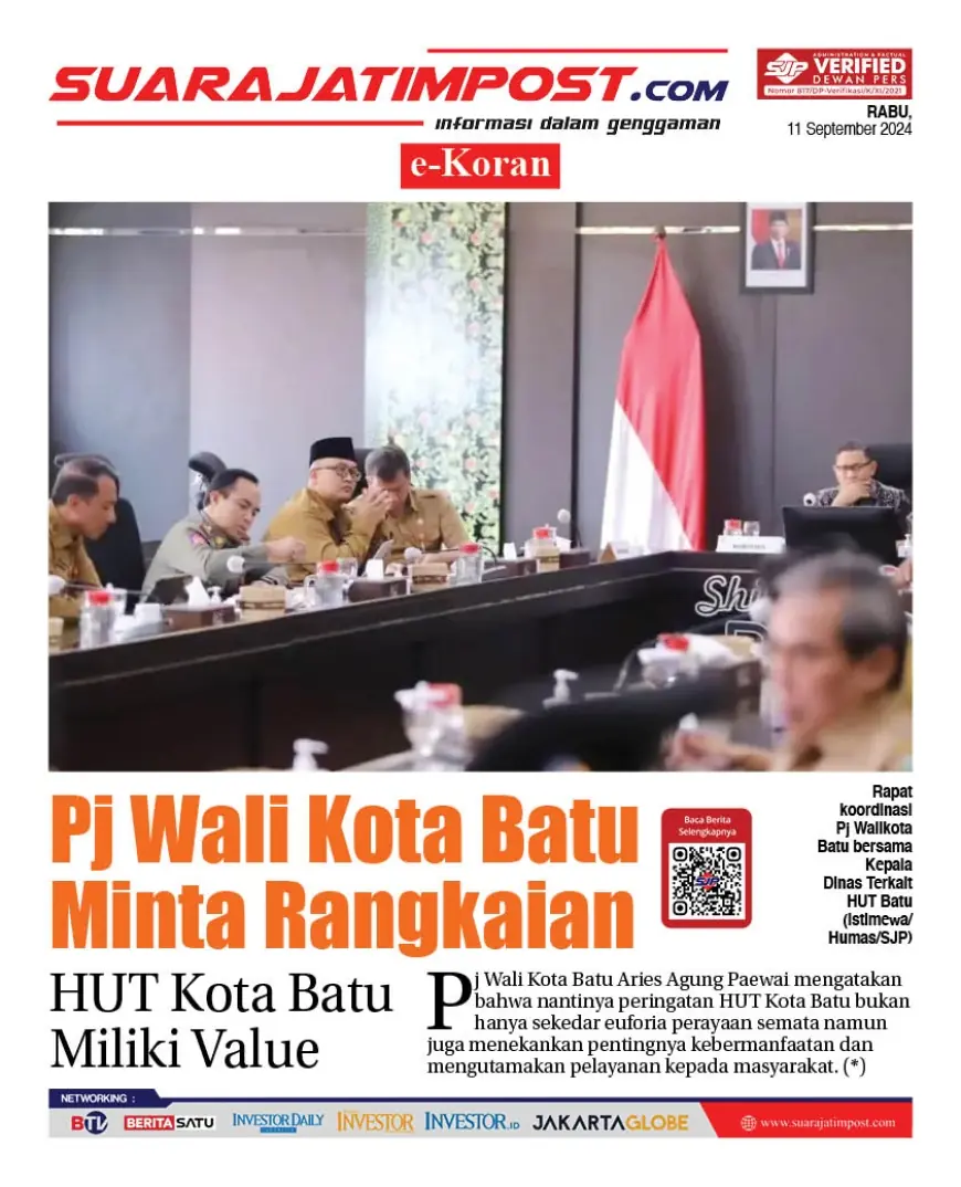 eKoran, Edisi Rabu, 11 September 2024