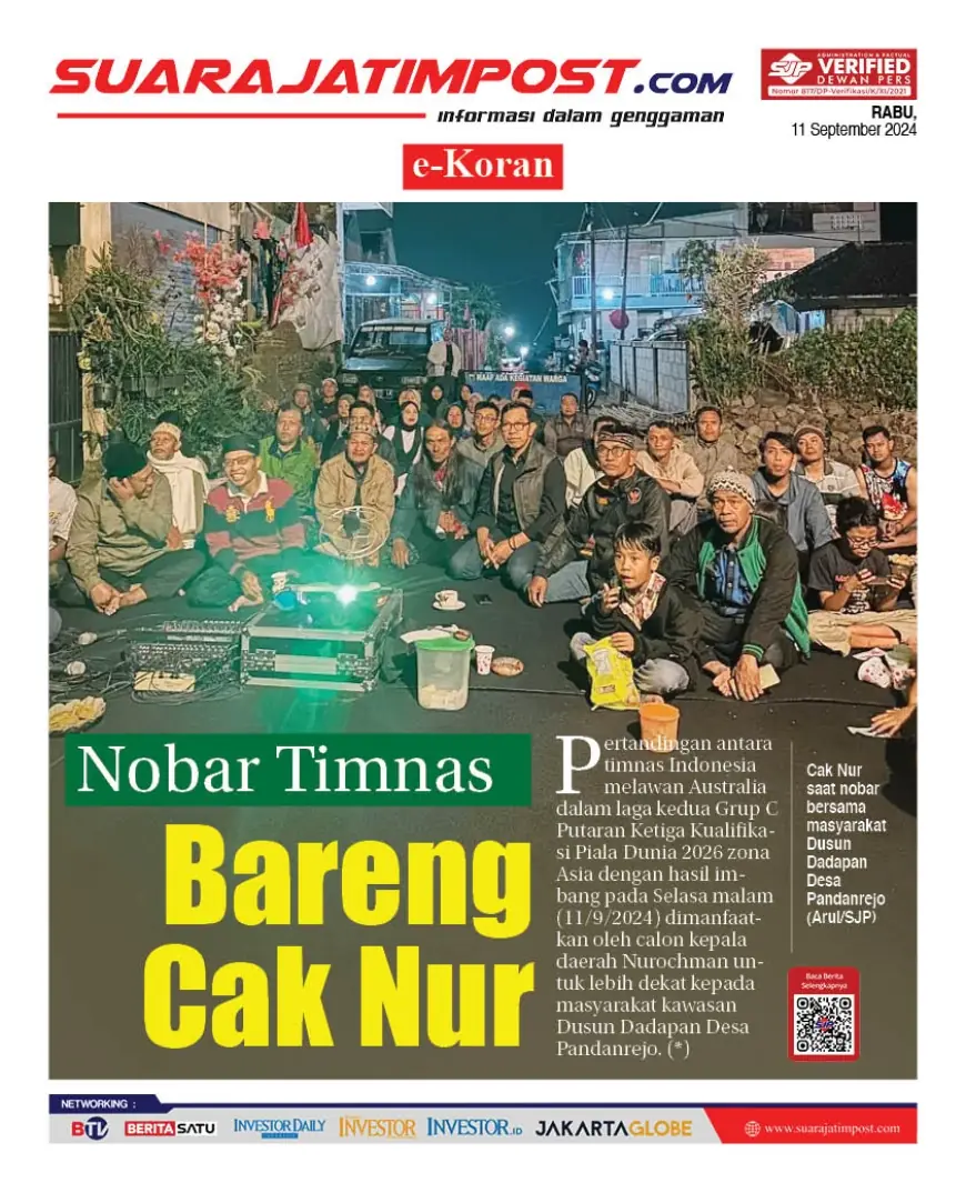 eKoran, Edisi Rabu, 11 September 2024