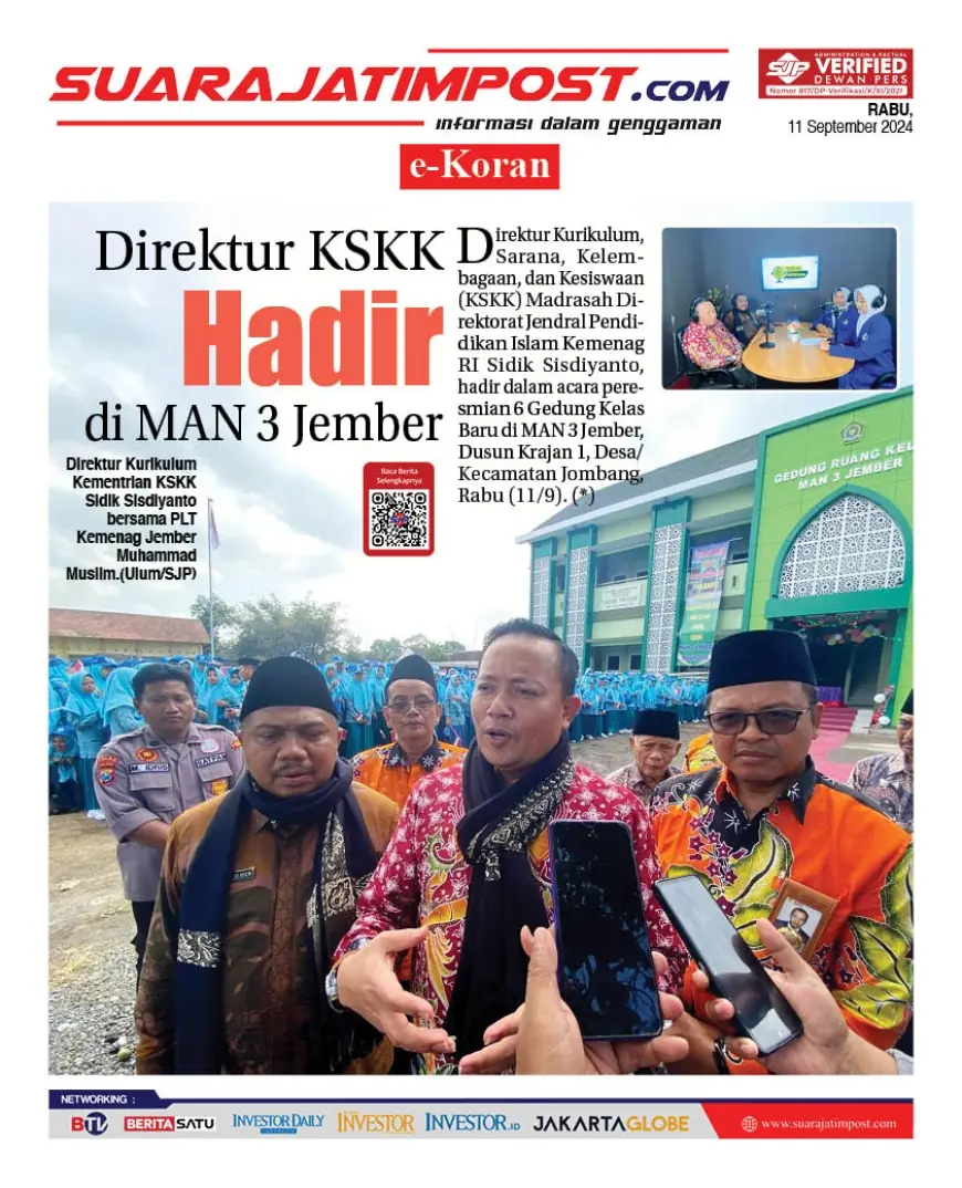 eKoran, Edisi Rabu, 11 September 2024