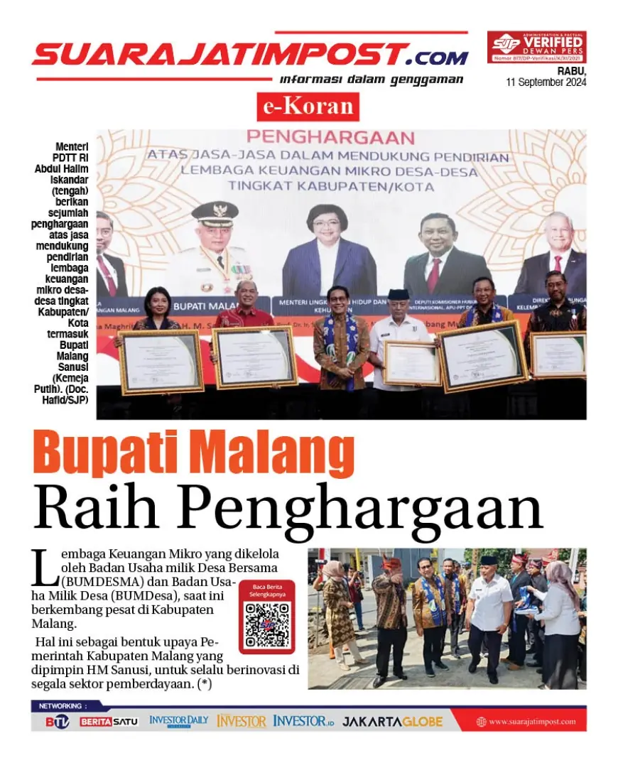 eKoran, Edisi Rabu, 11 September 2024