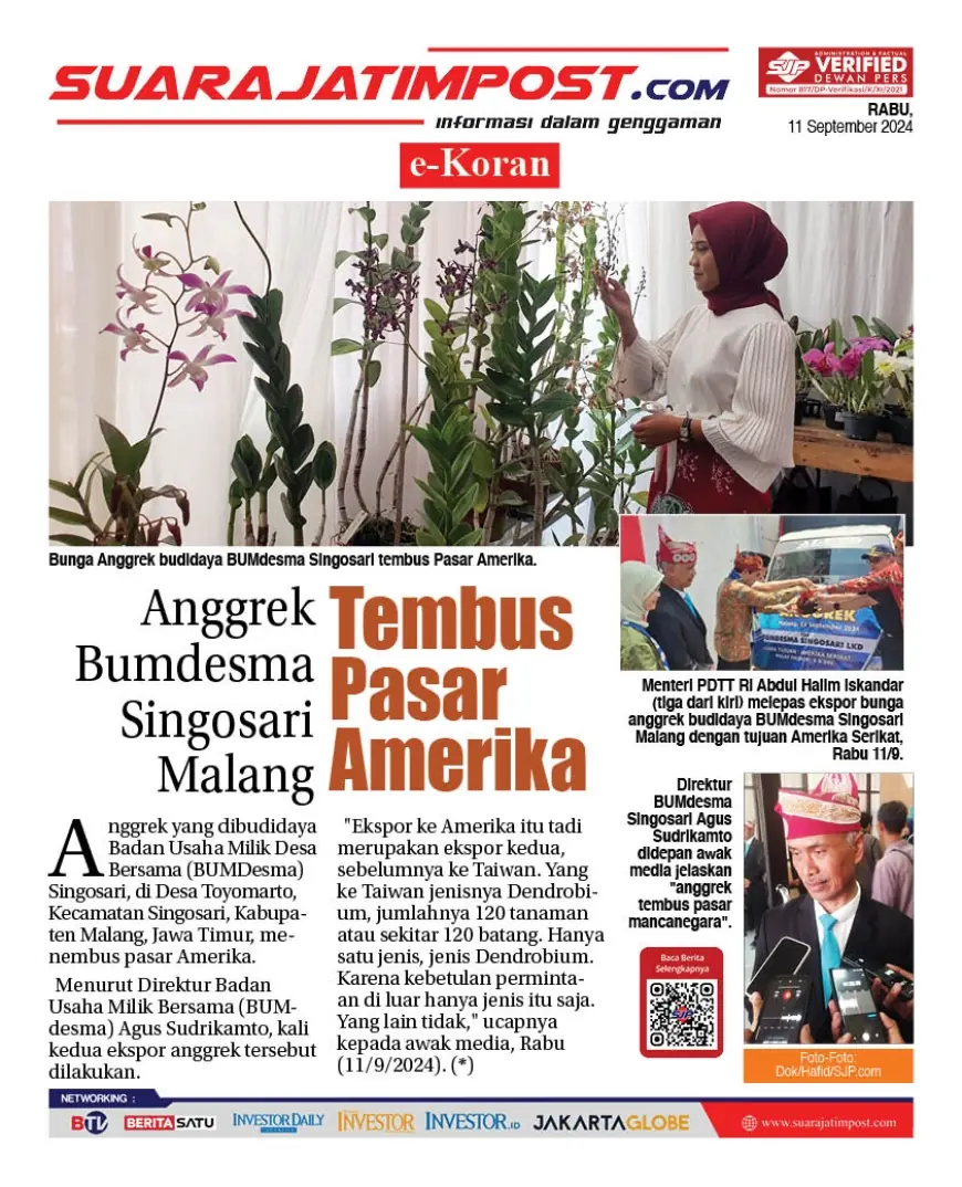 eKoran, Edisi Rabu, 11 September 2024