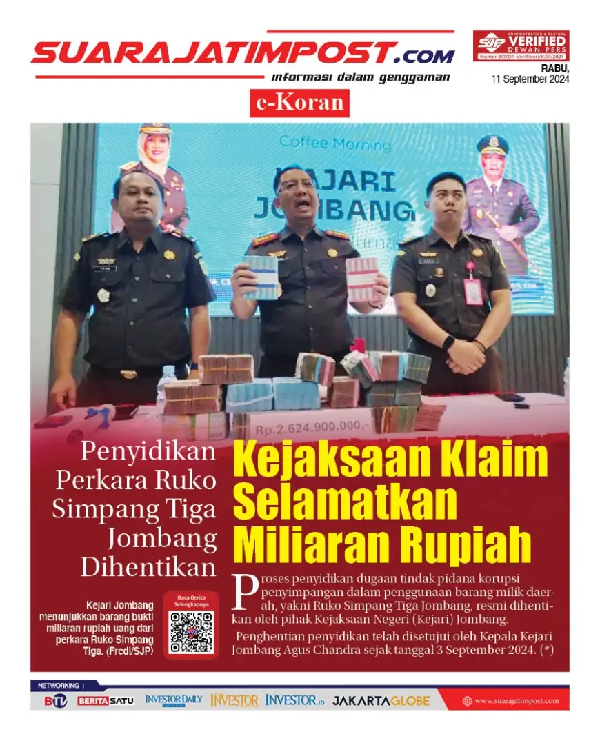 eKoran, Edisi Rabu, 11 September 2024