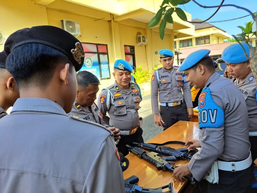 Bid Propam Polda Jatim Cek Mitigasi Pelanggaran Personil di Nganjuk