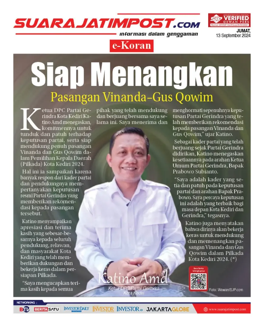 eKoran, Edisi Jumat, 13 September 2024