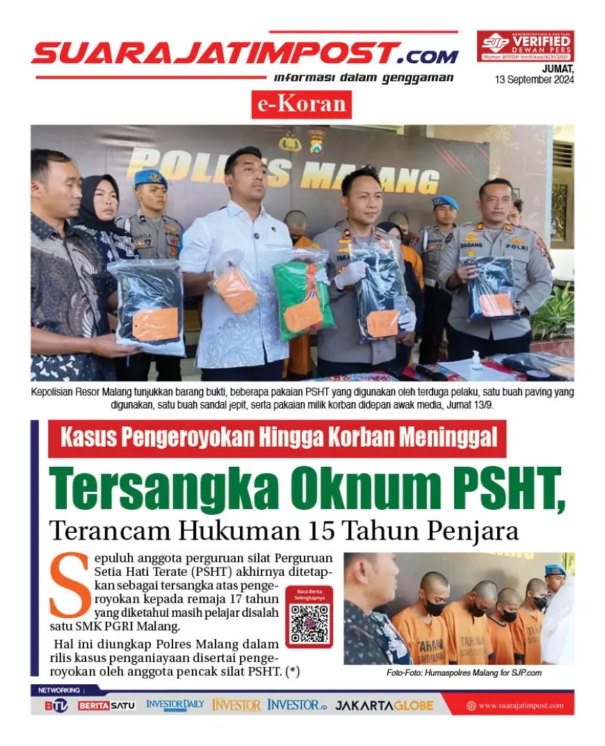 eKoran, Edisi Jumat, 13 September 2024