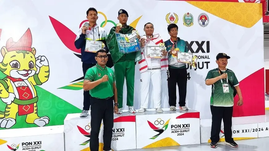 Taekwondo Jatim Sabet Perak Hari Pertama PON XXI