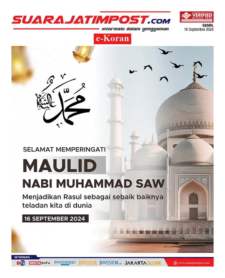 eKoran, Edisi Senin, 16 September 2024