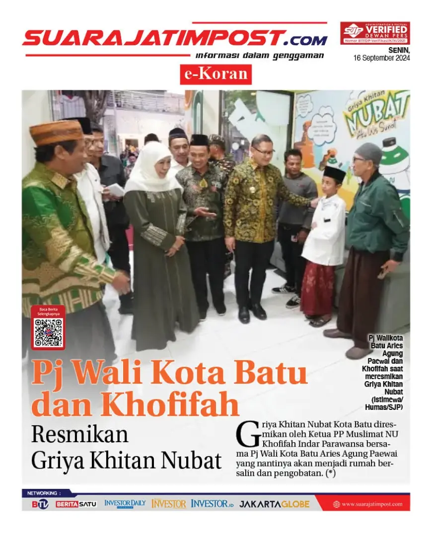 eKoran, Edisi Senin, 16 September 2024