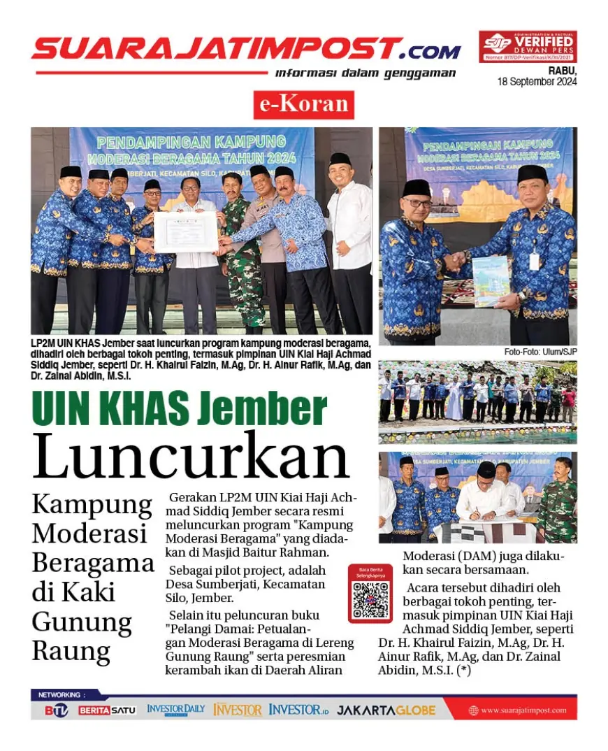 eKoran, Edisi Rabu, 18 September 2024