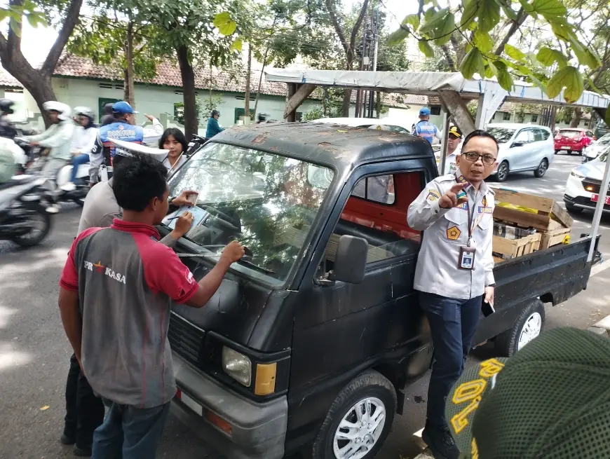 Operasi Gabungan Dishub Kota Malang Gembok Kendaraan Hingga Tilang