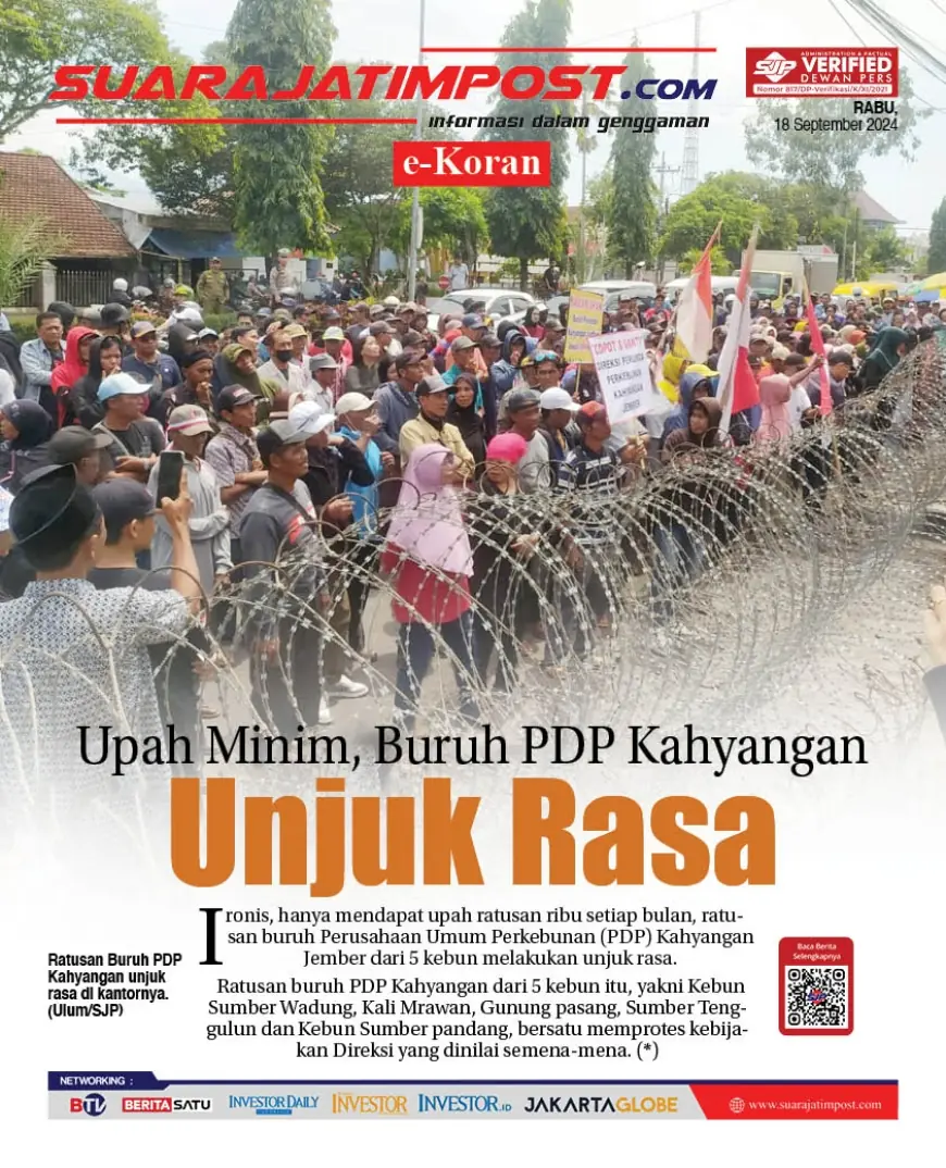 eKoran, Edisi Rabu, 18 September 2024