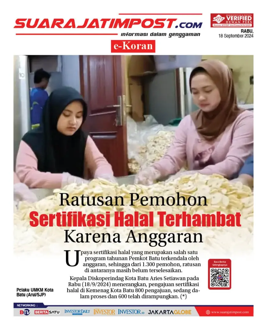 eKoran, Edisi Rabu, 18 September 2024