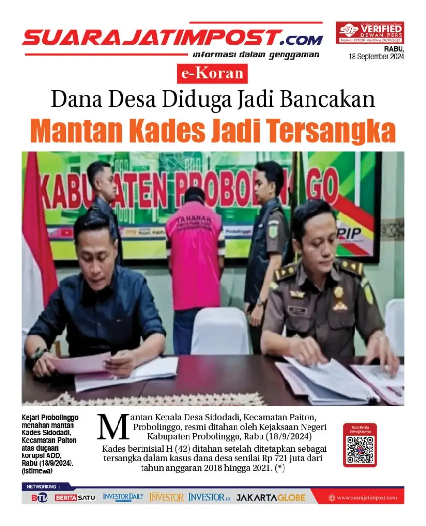 eKoran, Edisi Rabu, 18 September 2024