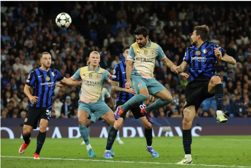 Liga Champions: Inter Milan Tahan Manchester City di Kandang Sendiri