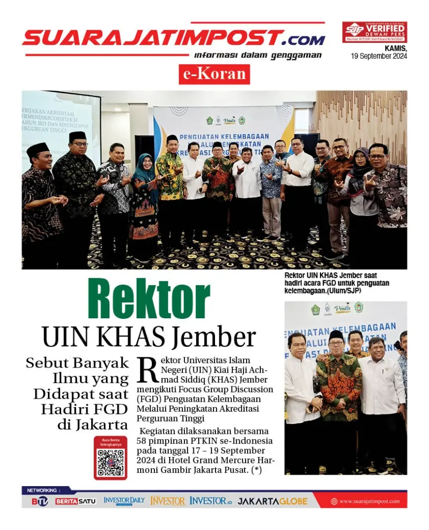 eKoran, Edisi Kamis, 19 September 2024