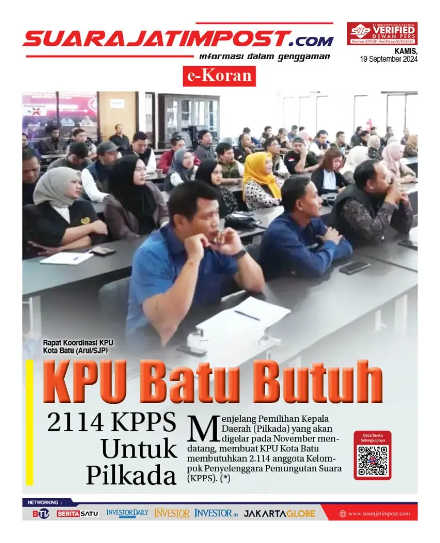 eKoran, Edisi Kamis, 19 September 2024