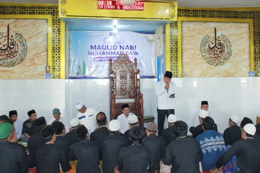 Seperti di Kampung Halaman, Ratusan Warga Binaan Lapas Pasuruan Adakan Maulid Nabi