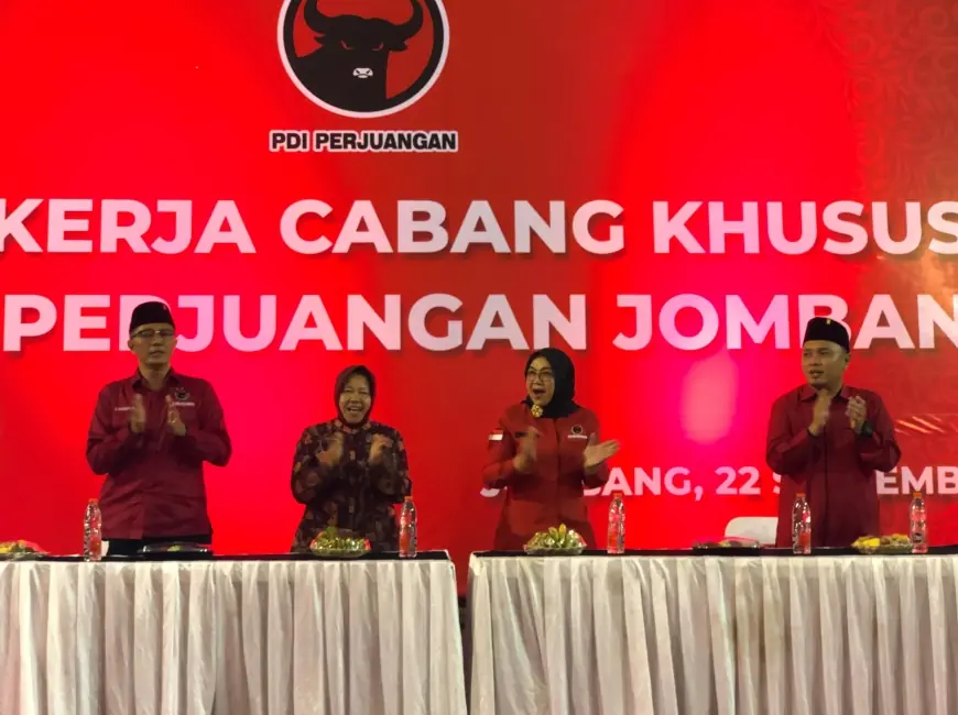 Rakercabsus PDIP Jombang Bawa Misi Memenangkan Pilbup dan Pilgub