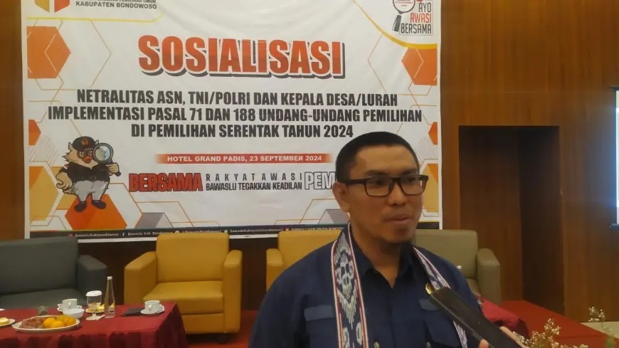 Bawaslu Bondowoso Ingatkan Netralitas ASN, TNI, Polri Hingga Kepala Desa