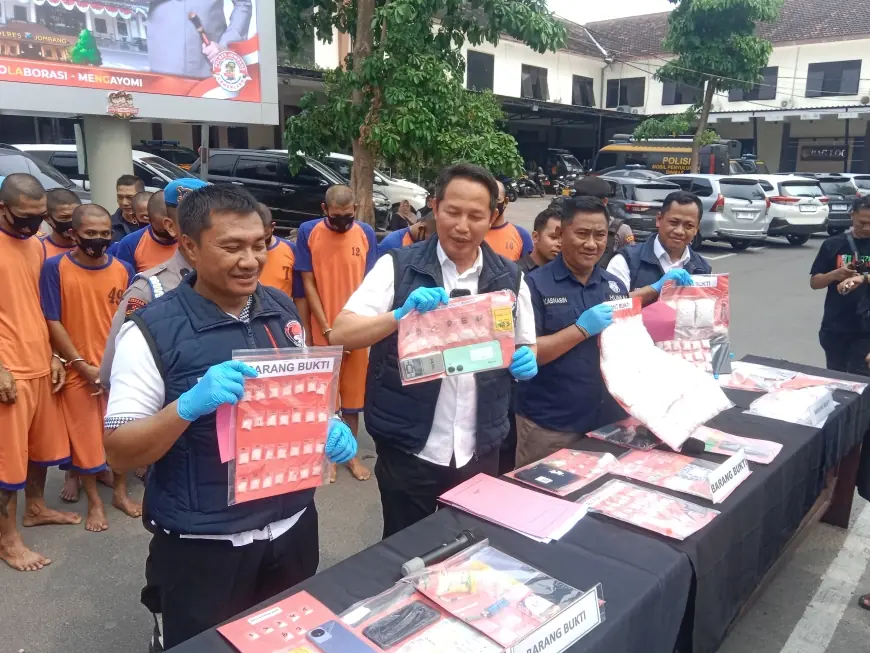 Operasi Tumpas Semeru 2024, Polres Jombang Ciduk 30 orang Tersangka dari 26 Kasus