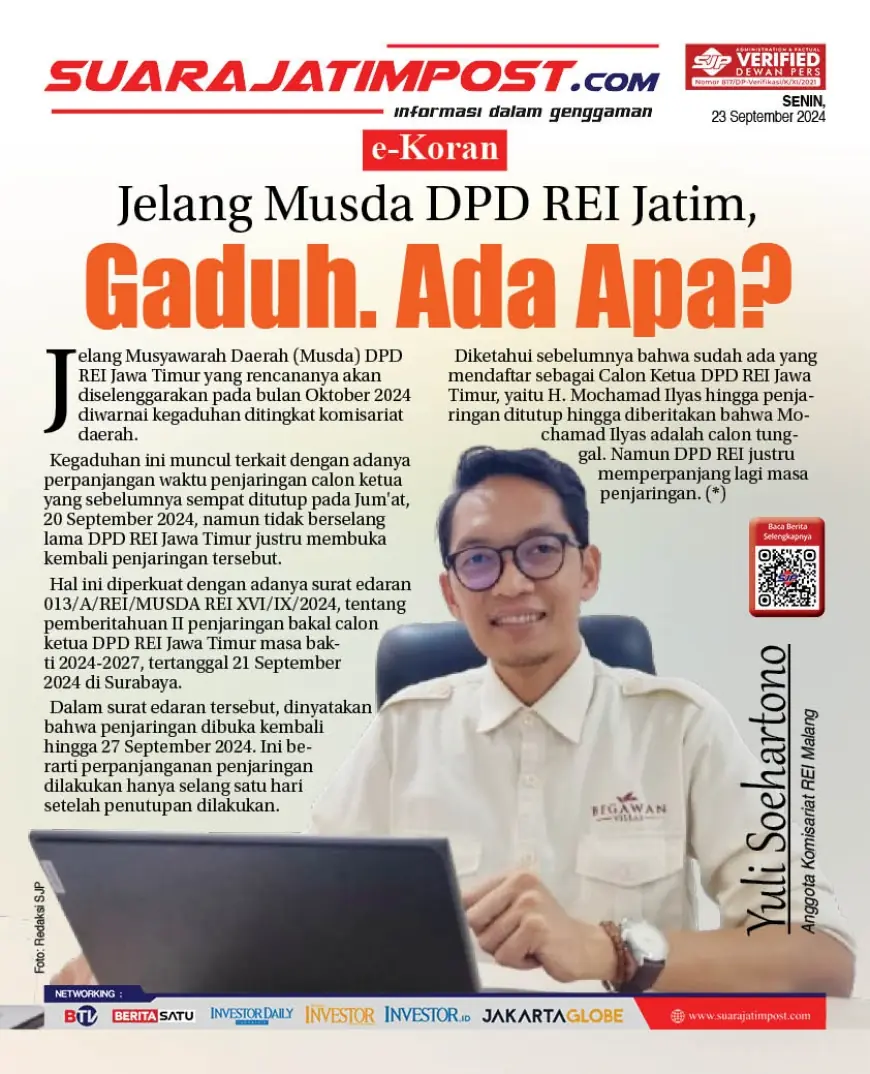 eKoran, Edisi Senin, 23 September 2024