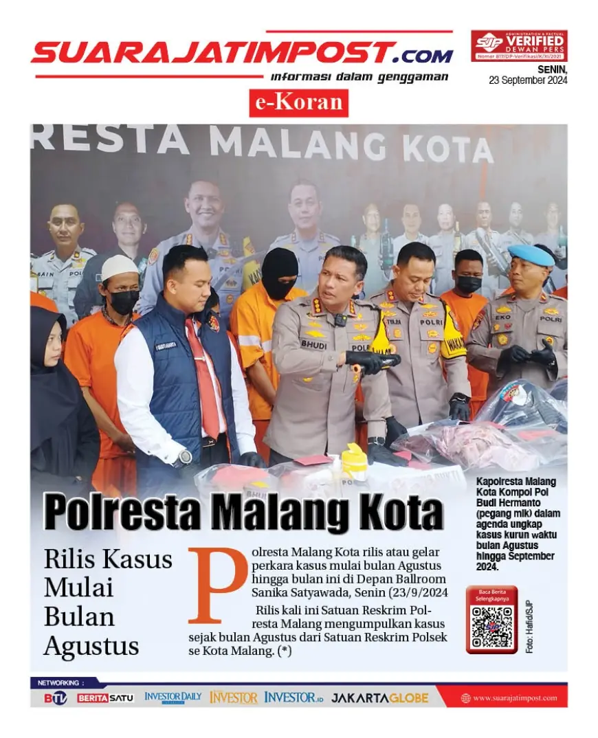 eKoran, Edisi Senin, 23 September 2024