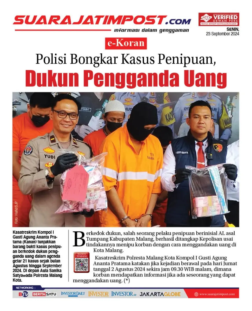 eKoran, Edisi Senin, 23 September 2024